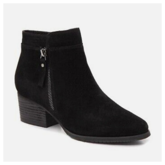 Blondo Isaac Waterproof Black Bootie Suede woman’s size 9.5 M - Picture 1 of 14